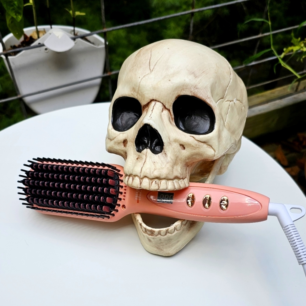INH HAIR INSERT SLEEK HAIR HERE Hot Hair Brush